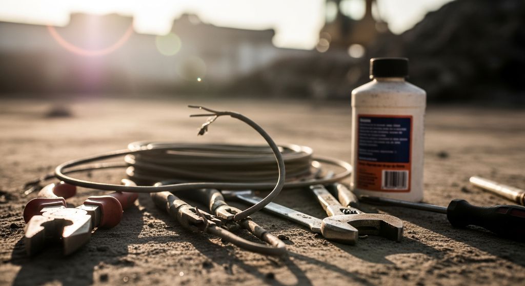 Drenaje de depósito por fallo de combustible en Valdaracete