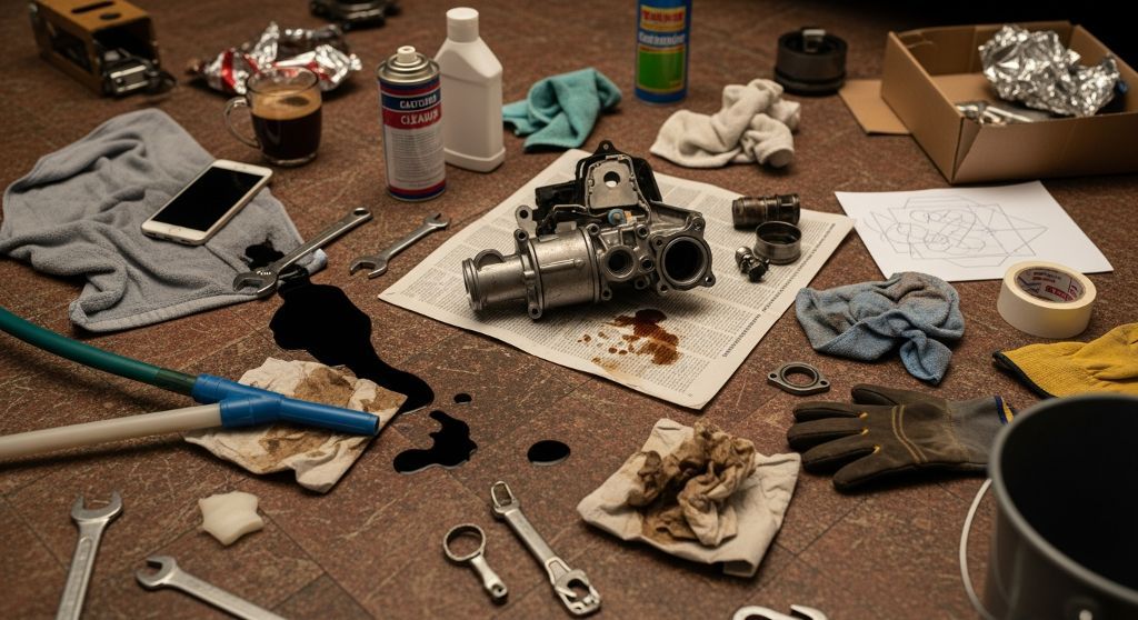 Sustitución de filtro de combustible tras repostaje equivocado en El Goloso Sustitución de filtro de combustible tras repostaje equivocado en El Goloso